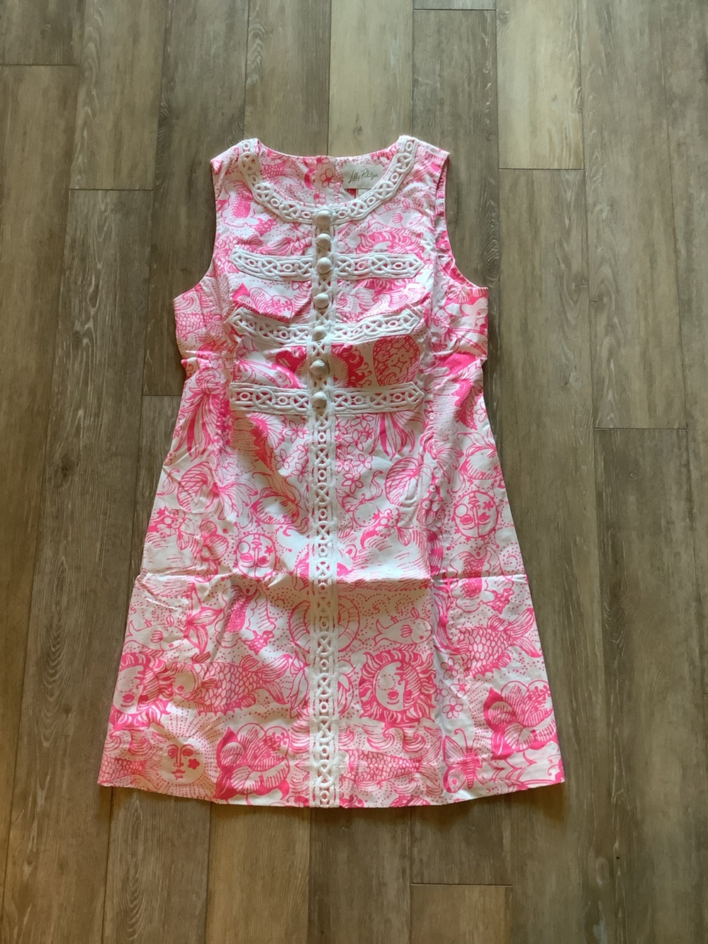 Lilly Pulitzer Wister Stretch Shift in Cherry Blossom Pink, Size 8